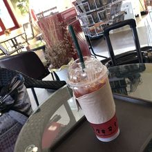 カフェの中