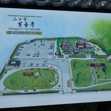 山口市菜香亭全体見取り図