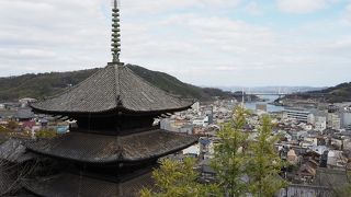 三重塔と尾道の街並みが素晴らしい