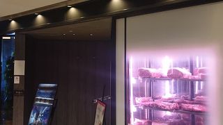 高層階でのステーキ