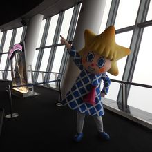 天望デッキ・フロア３５０でソラカラちゃんに会いました。