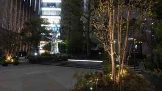 ひっそりとした感じ。