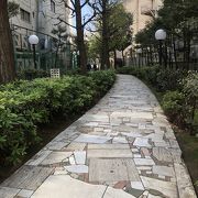 元は都電の線路