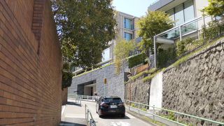 かなりの急こう配です