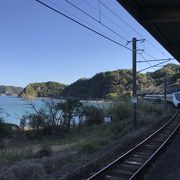 紀勢本線海前、秘湯ゲート口無人の湯川駅