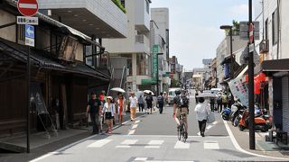 観光と生活が混在