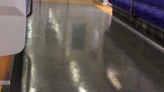 4月末は水が張られた水田が広がる車窓がなかなかの見ごたえ