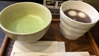 お抹茶とぜんざい６２０円