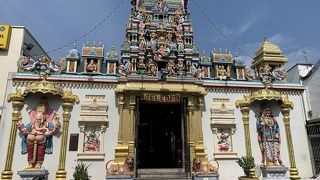 リトルインディアにあるヒンズー教寺院