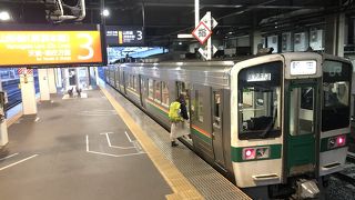 山並みを楽しめる