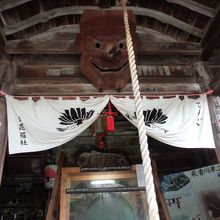 晋作はこの天狗のお面をみて物怖じしないように躾られたそう。