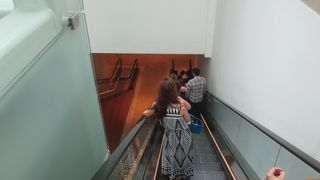 ベイフロント駅のエスカレーター