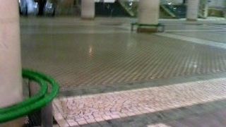 広島駅南口地下広場は雨天によさそう