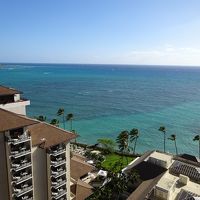 オーシャンビューの部屋からの眺め