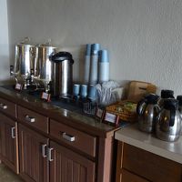 朝はサービスのコーヒーがあります