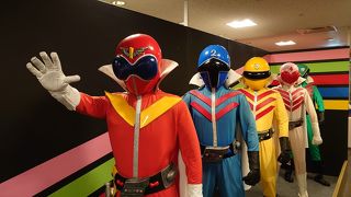 展示コーナーも充実！昔のテレビ映像も楽しめます。