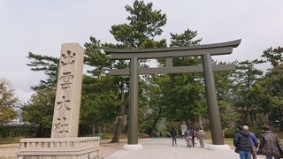 2月に出雲大社に観光でいく