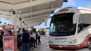 カンクン空港からプラヤまでの移動