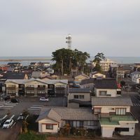 客室から見える日本海