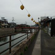 こんぴらさんの麓を流れる川