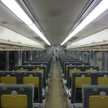 列車内の様子です。