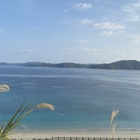 ホテル横の海岸