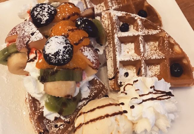 ボリュームたっぷりのデザート