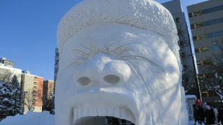 雪祭りに行きました