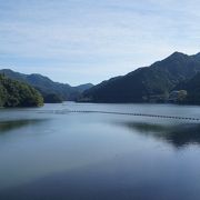 日田の山あいのダムと湖