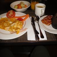 朝食ビュッフェは充実しています