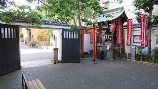 吉良邸跡の地所清めの神社