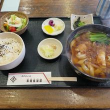 「きしめん定食」です