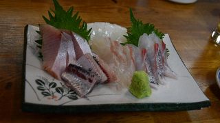 魚介類が売り物ですが