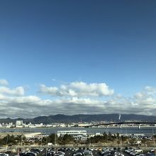 海の上を走るモノレール 車窓からの景色が良い