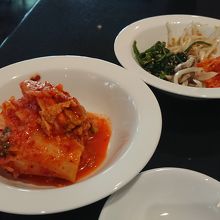 ナムルとキムチ