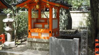 八坂神社の本殿の裏