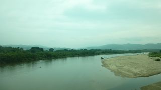 砂州が見えます