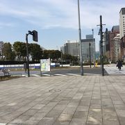 地下鉄二重橋前駅近く