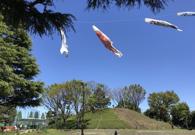 古墳もあるいい公園、玉川野毛町公園