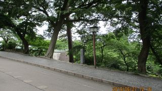 桂坂口へむかう登坂