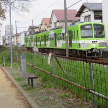 並行して流鉄・流山線が通っています