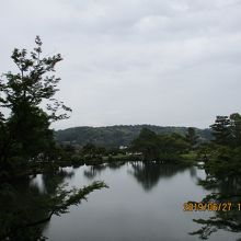 栄螺山からみた霞ヶ池