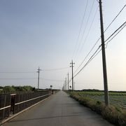 海中道路の一番奥の離島