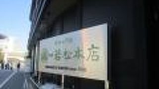 老舗旅館で食事と買い物