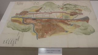 赤坂宿についての資料が展示されています。