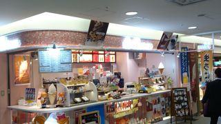 新千歳空港のカフェテラス