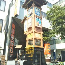 人形町商店街−からくり櫓