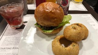 多良間牛のハンバーガー！