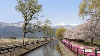 安曇野といえば、清流のわさびかのイメージですが、ここのビューポイントはなかなかです