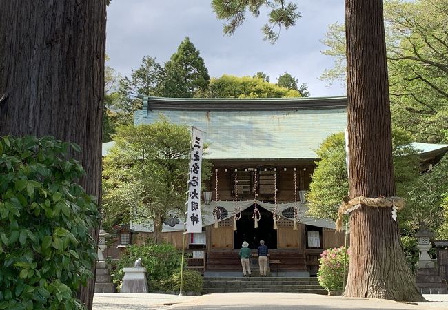 歴史ある古い神社